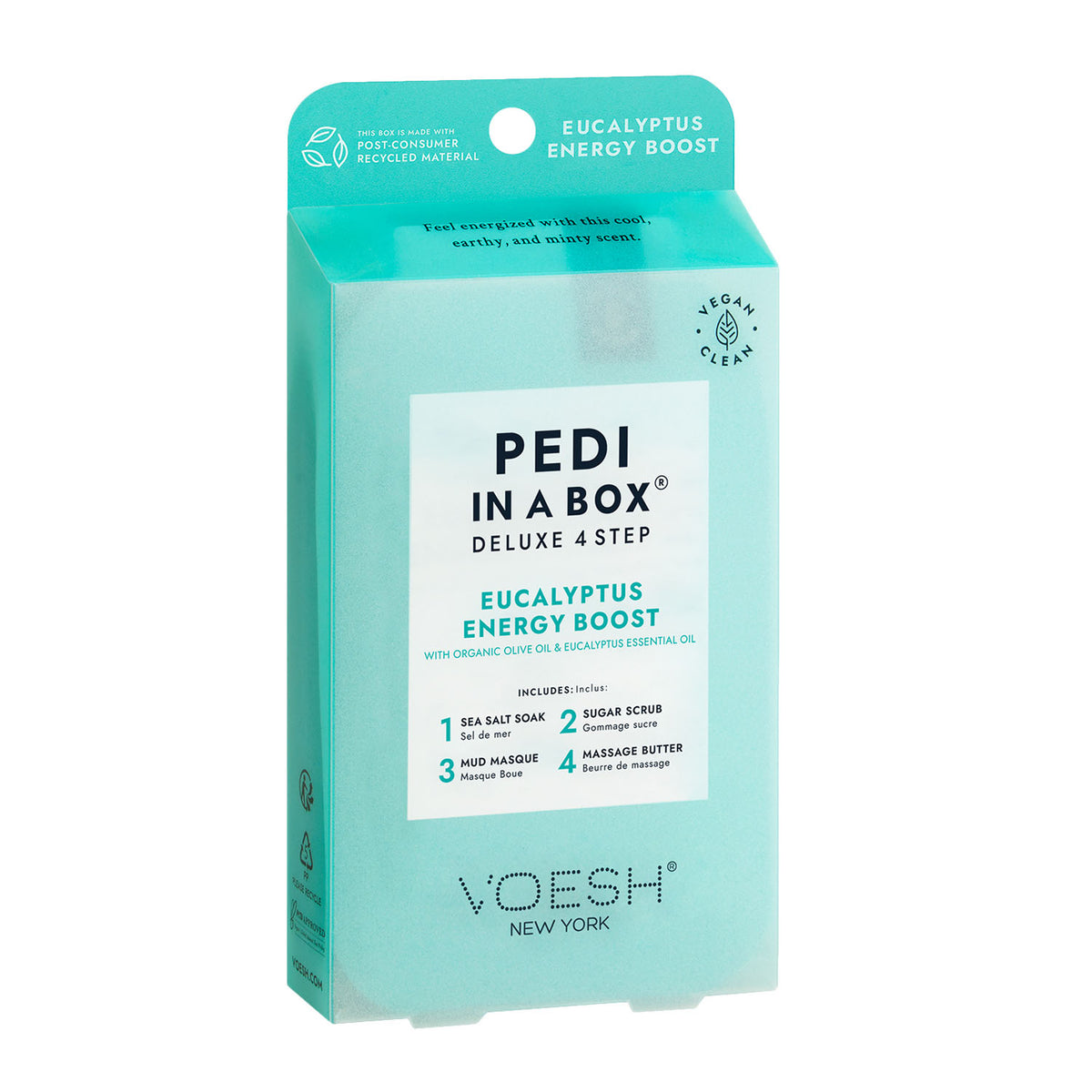 Voesh Pedi In A Box Deluxe 4 Bước Eucalyptus E/B VPC208EUC