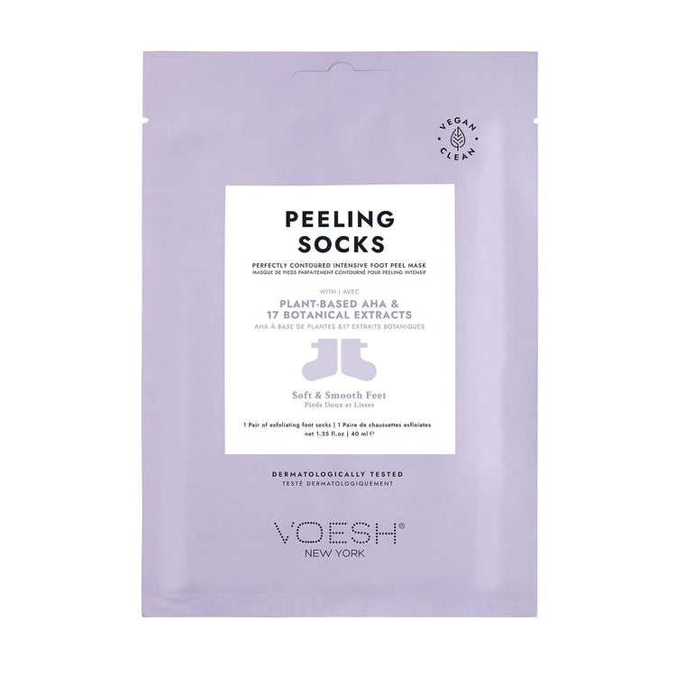 Voesh Chaussettes exfoliantes aux extraits botaniques VFP101LVR/02043