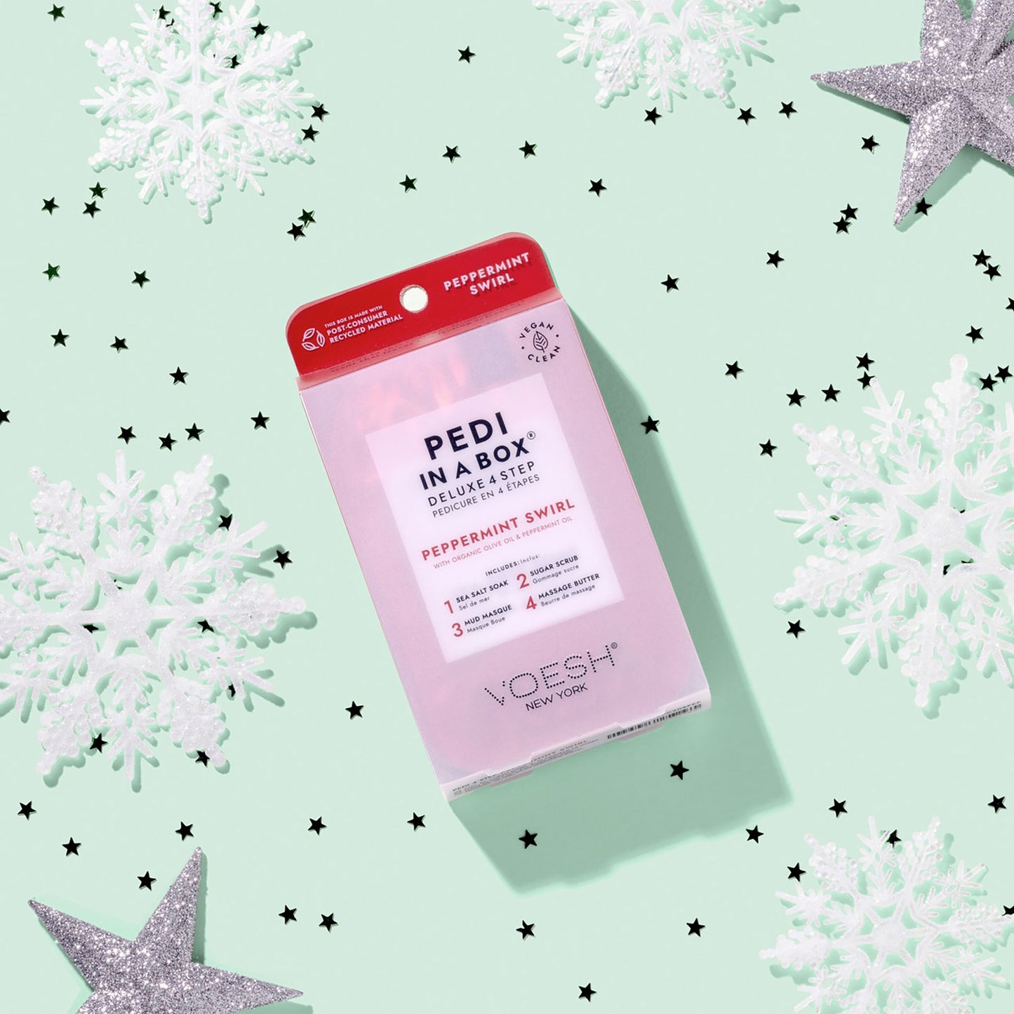 Voesh Peppermint Swirl DUO With NailStickers VSC001PEP 02153