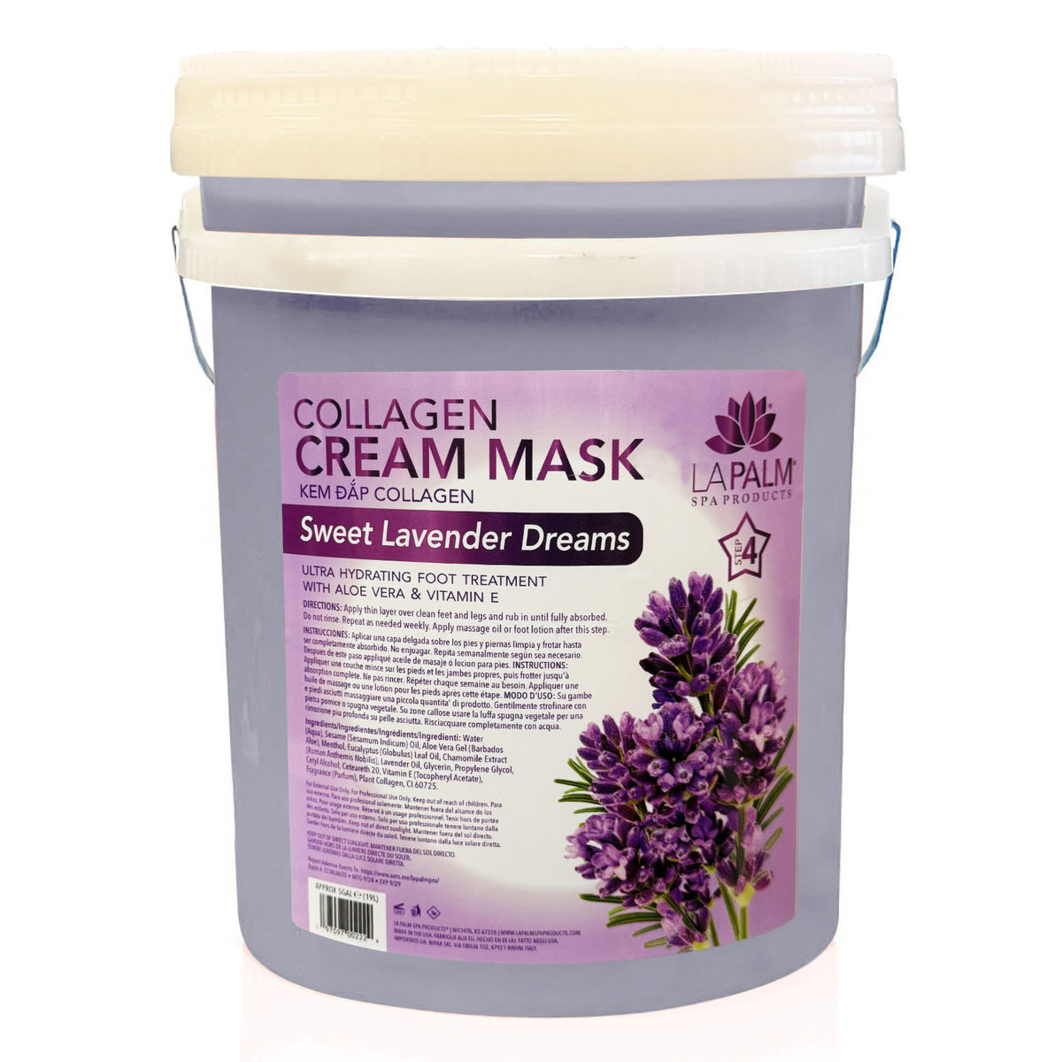 Mặt Nạ Collagen La Palm 5G - Hương Oải Hương Ngọt Ngào -LP539