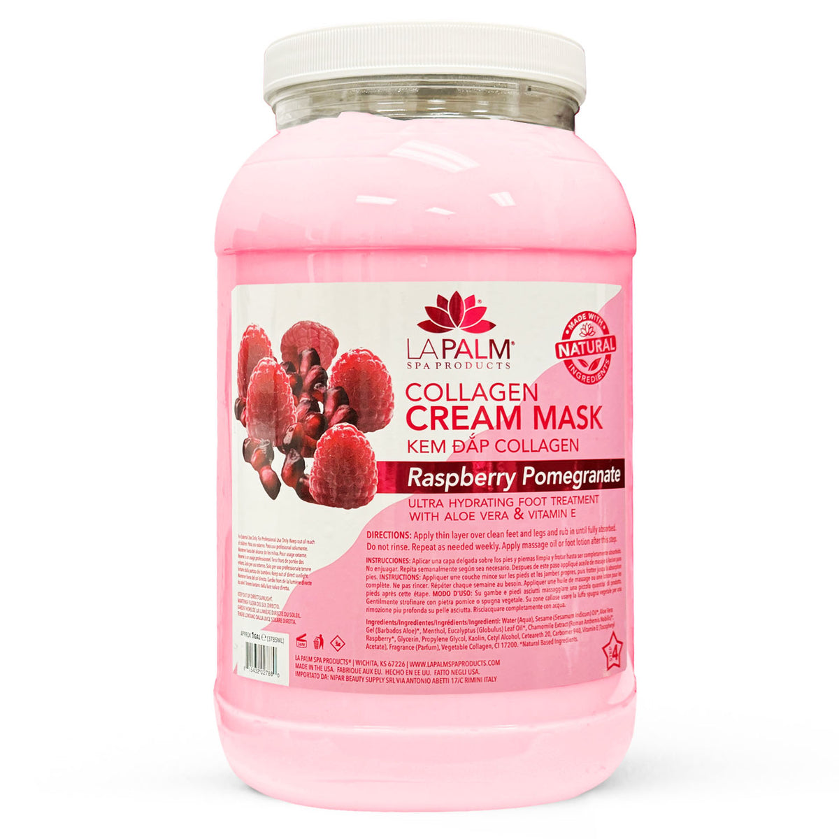 La Palm Masque Crème au Collagène 1G - Framboise Grenade LP549