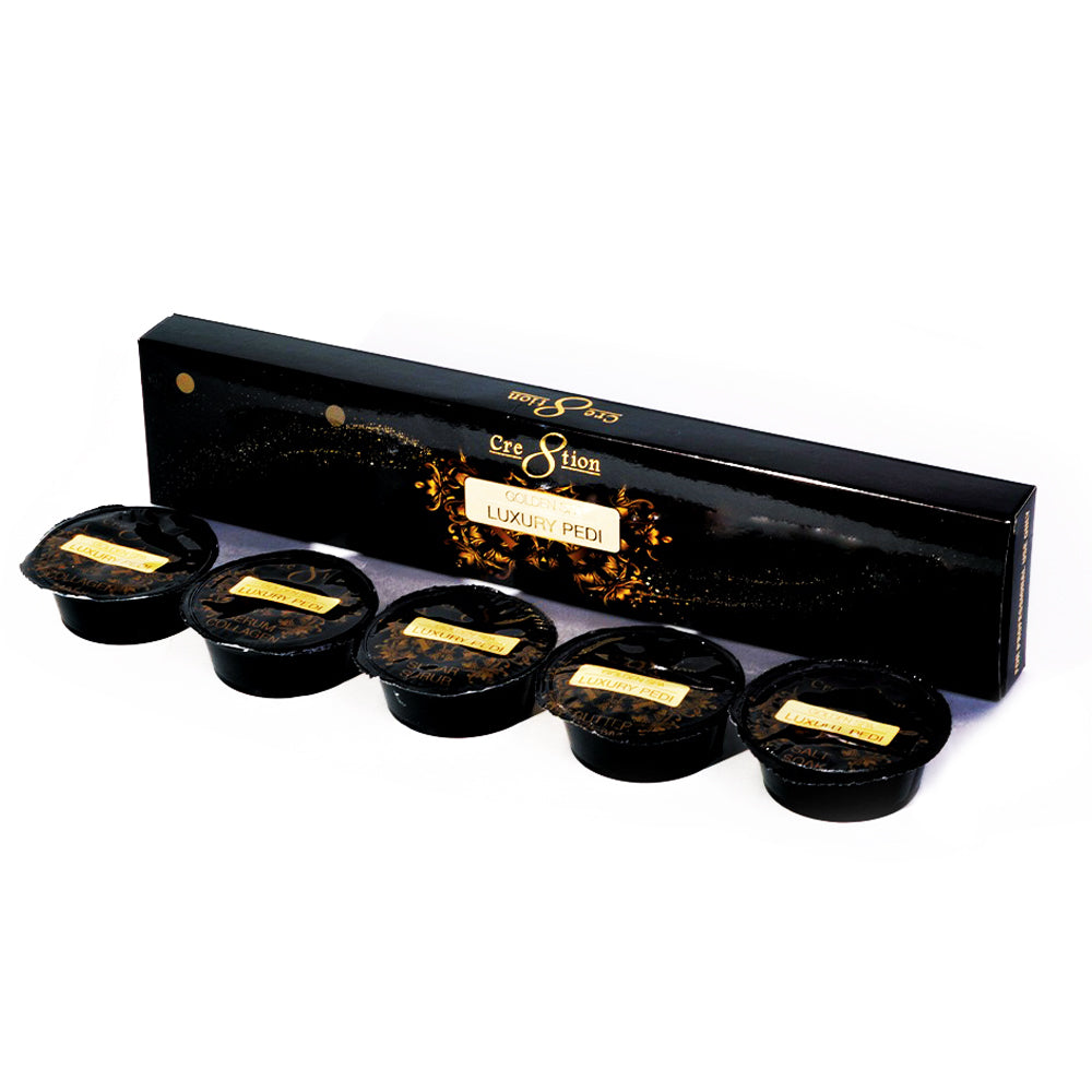 Cre8tion Luxury Golden Pedicure Spa Set 19558