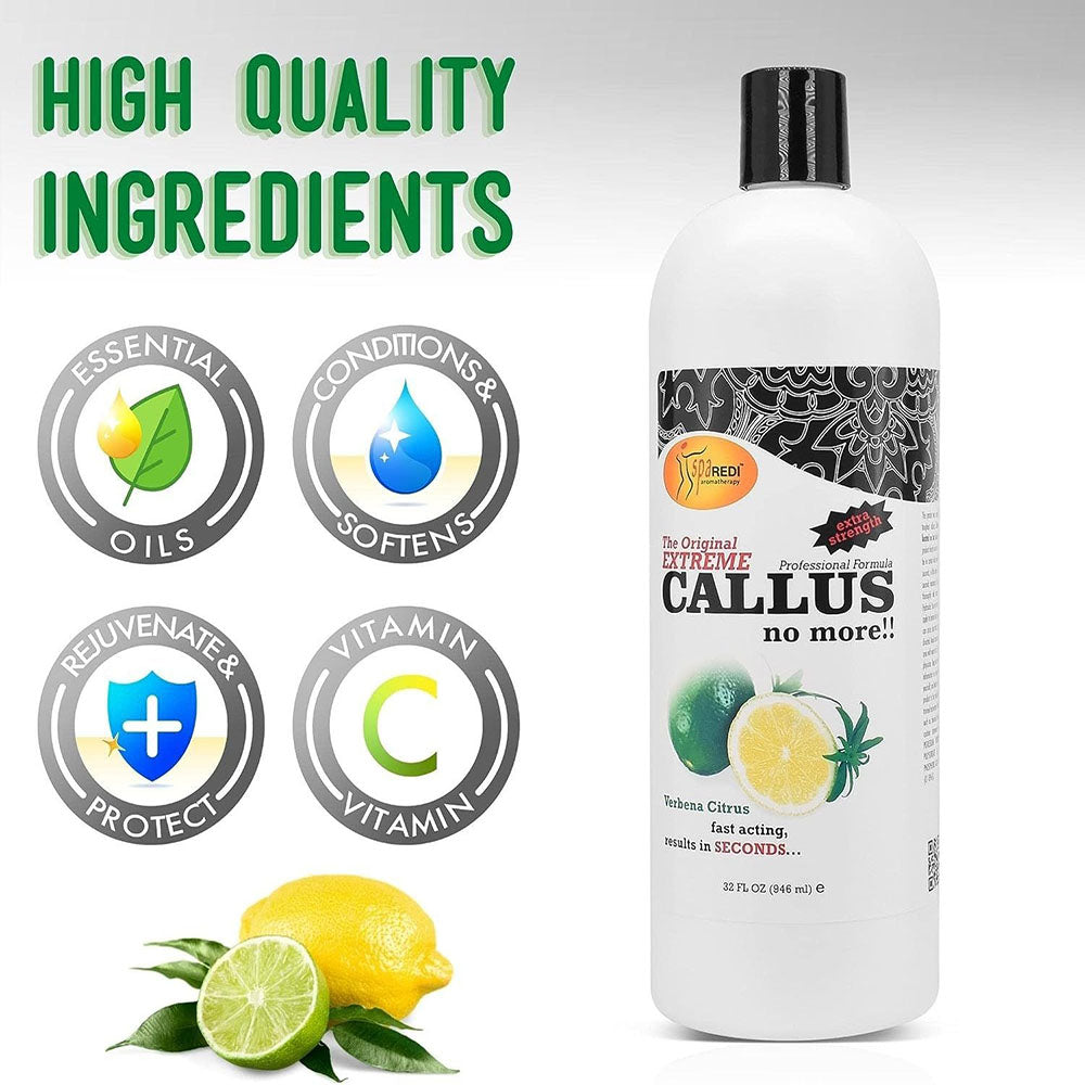 Chemco Spa Redi Dissolvant de Callosités 32 oz - Citron & Citron Vert 08515