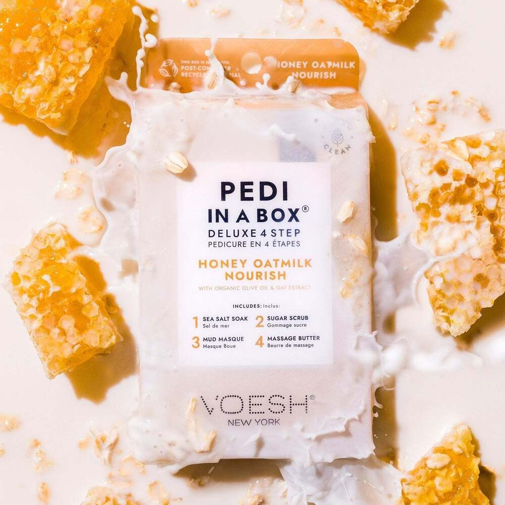 Voesh Pedi In A Box Deluxe 4 Step - Honey Oatmilk Nourish