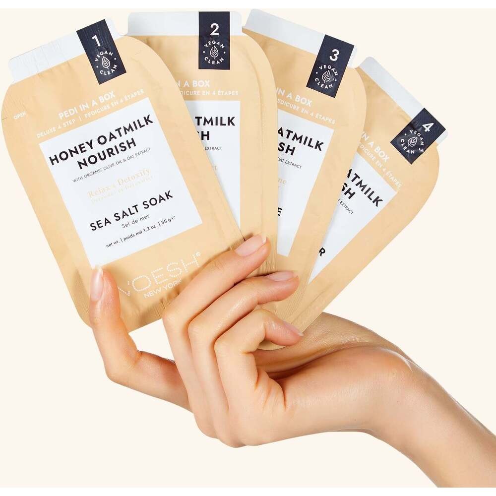 Voesh Pedi In A Box Deluxe 4 Step - Honey Oatmilk Nourish