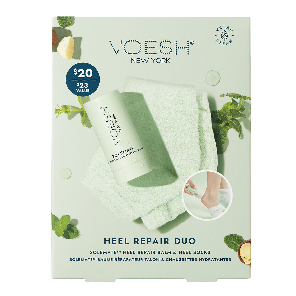 Voesh Solemate Duo Réparateur Talons VFC001MNT 23210
