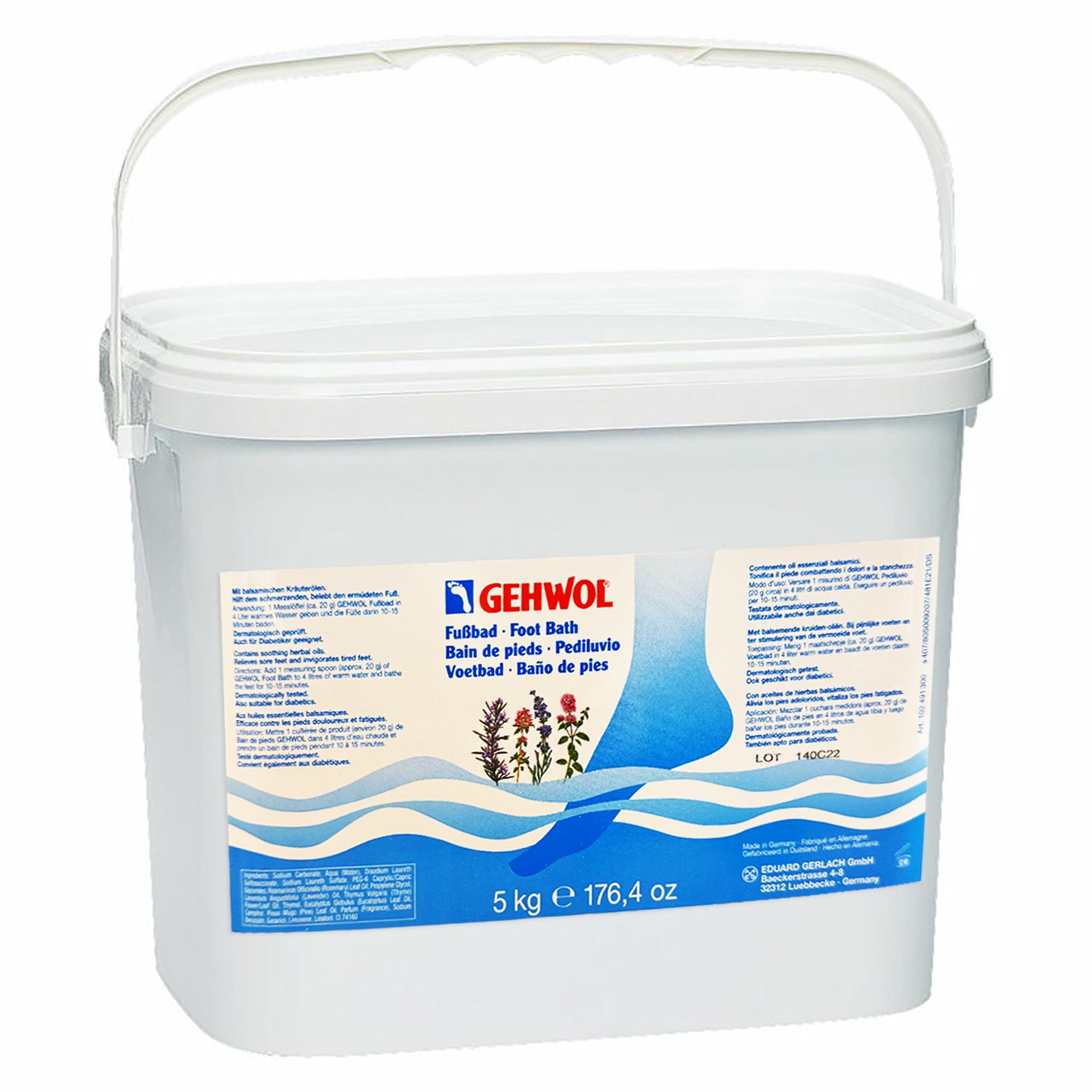 Gehwol Foot Bath (Blue) 5 kg/176.4 oz. #1124913
