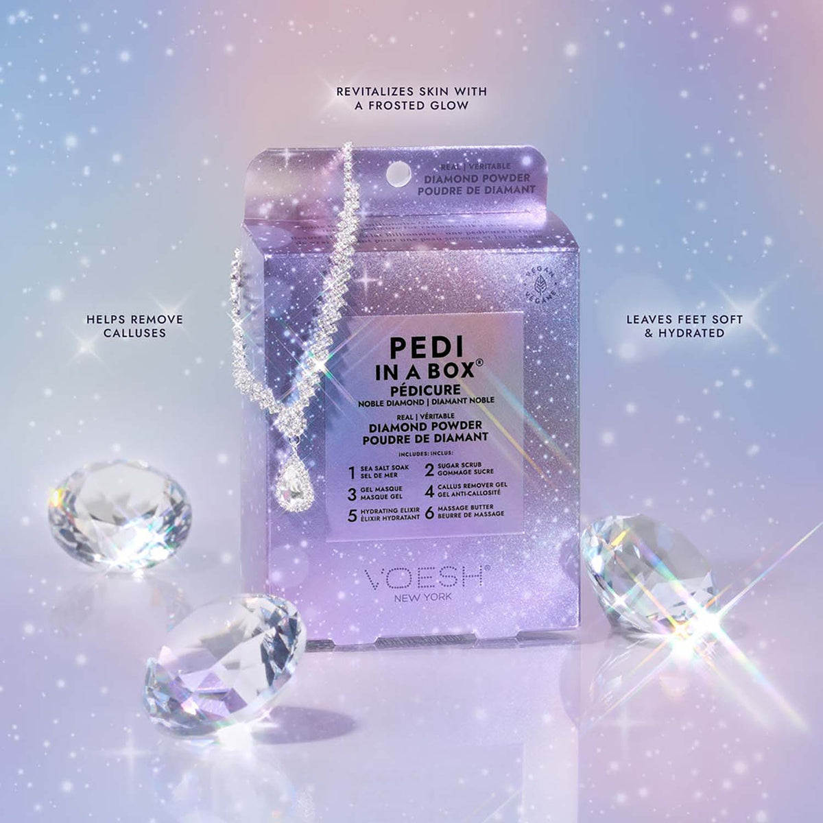 Voesh Pedi In A Box 6 Bước - Noble Diamond VPC608DIA 25511