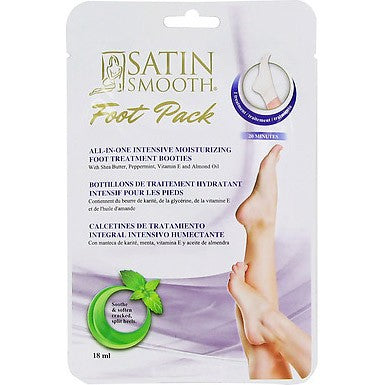 Satin Smooth Foot Treatment Booties 18ml SSFTPK1 81406