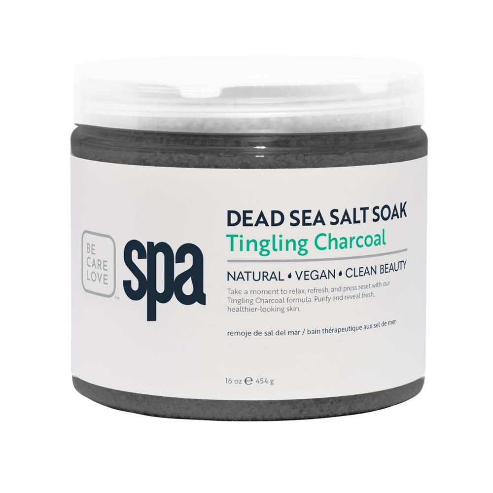 BCL SPA Dead Sea Salt Soak 16 oz - Tingling Charcoal 51111