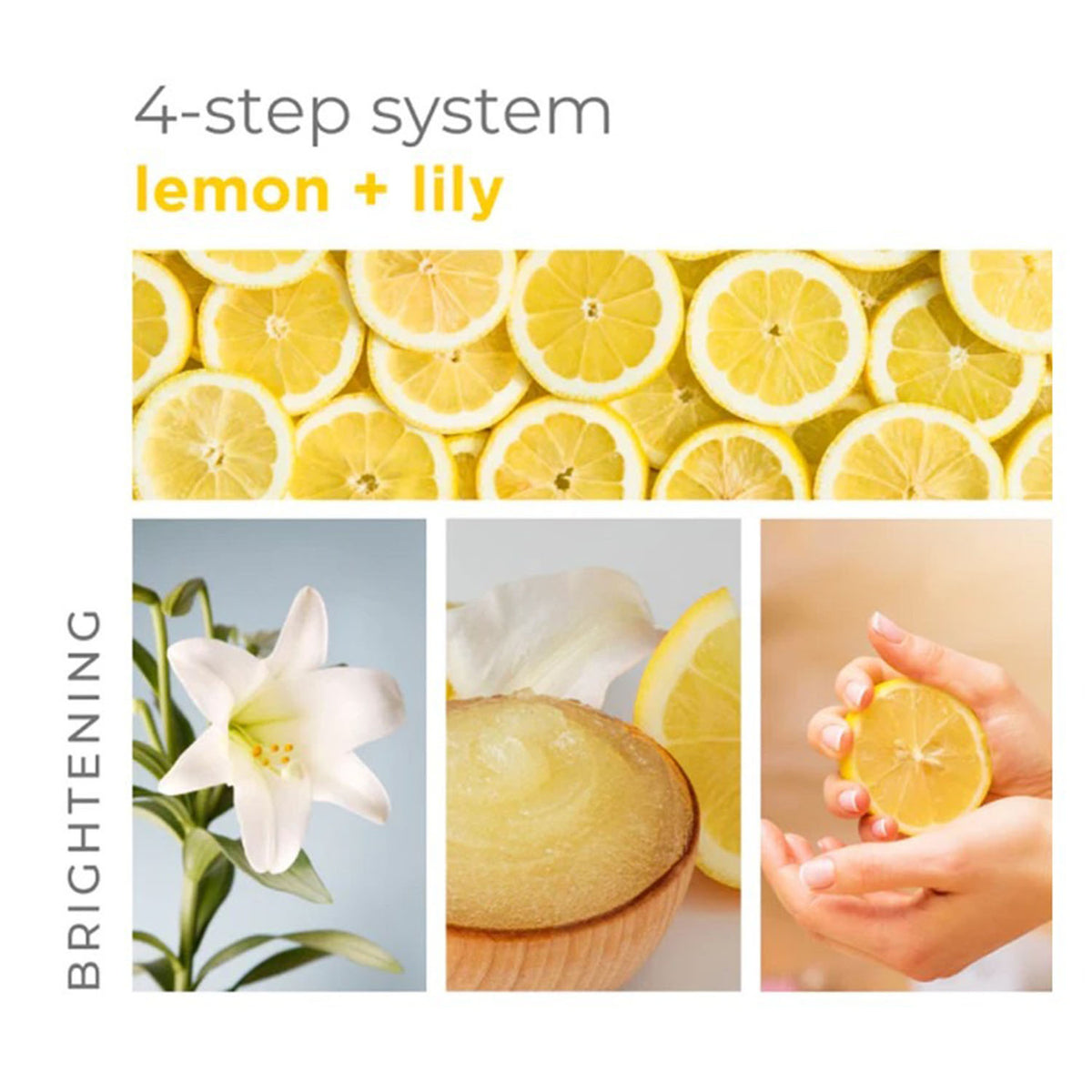 BCL SPA Brightening Dead Sea Salt Soak 64oz lemon + Lily