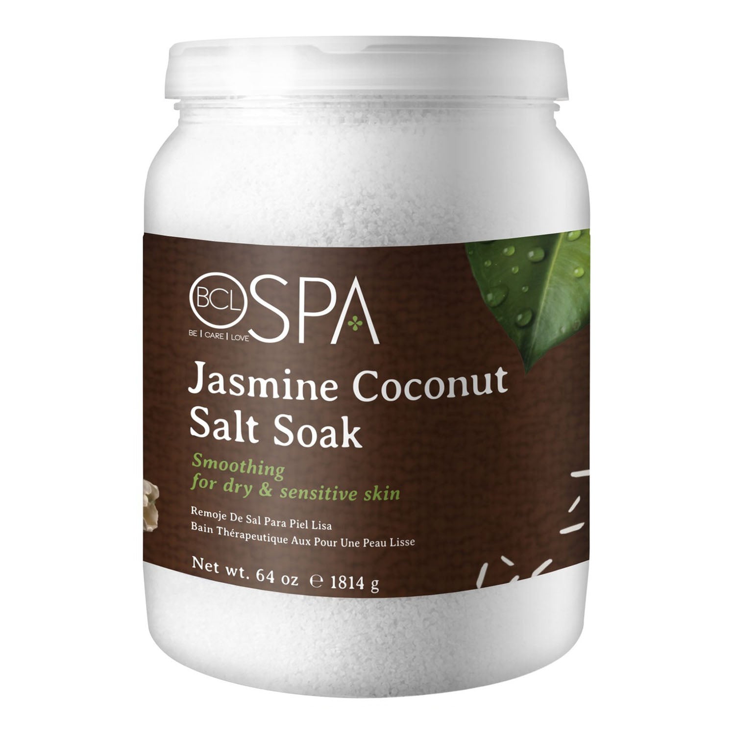 BCL SPA Dead Sea Salt Soak 64 oz - Jasmine Coconut 59106