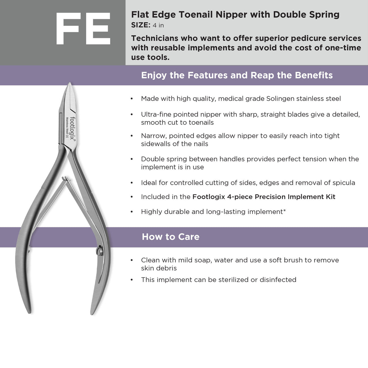 Footlogix Pedi Expert Tool Kit 60060