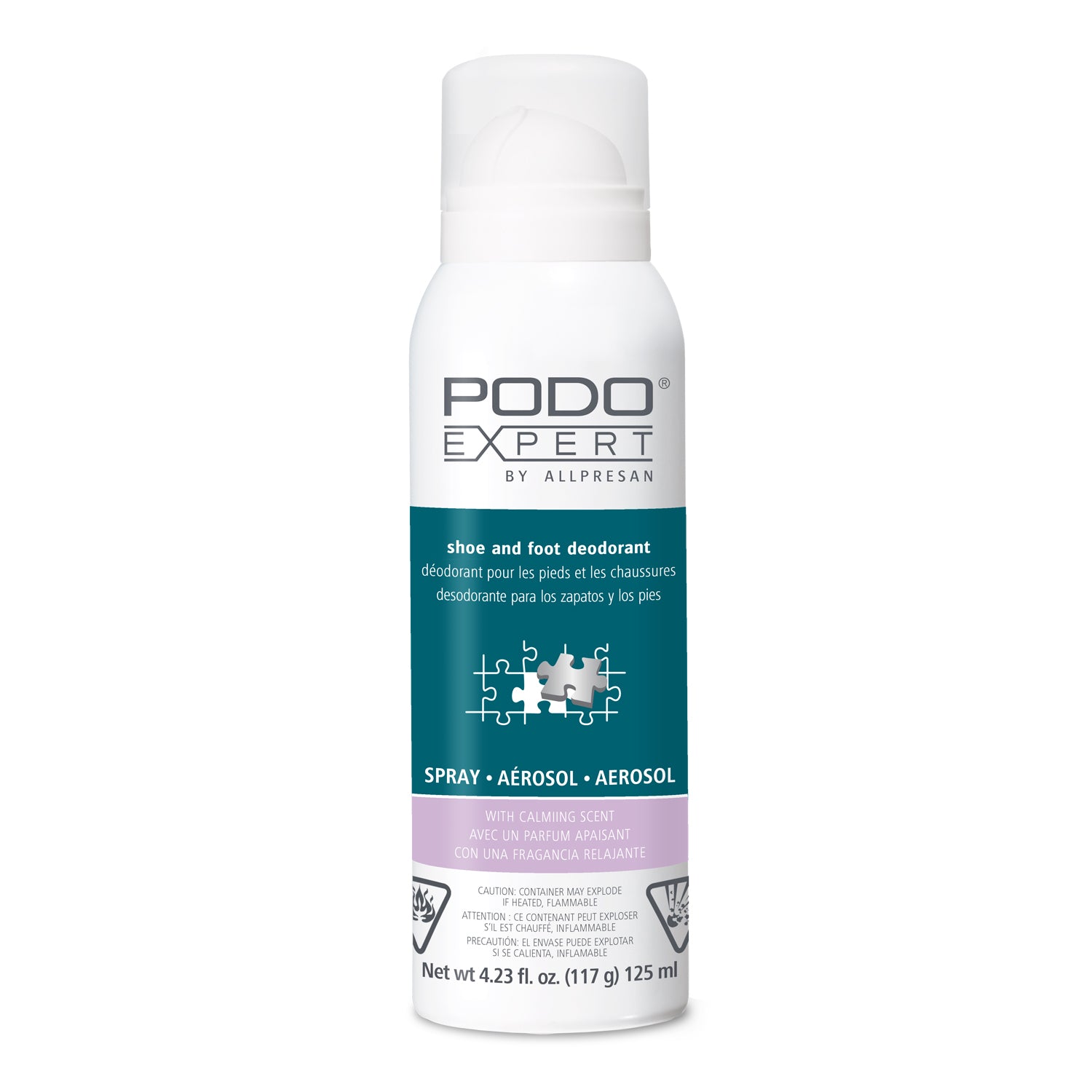 Podoexpert Shoe and Foot Deodorant - Scented 125ml 62743