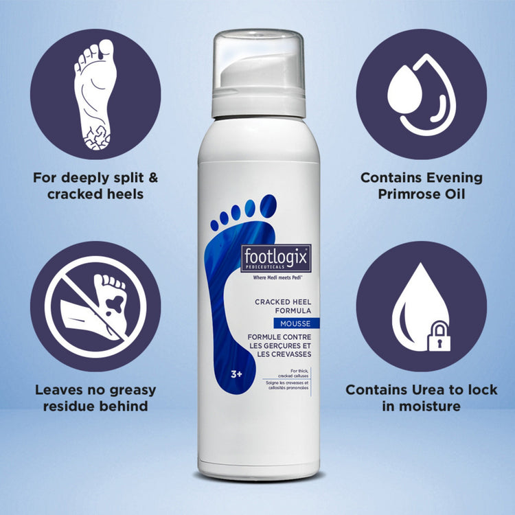 Footlogix #3+ Cracked Heel Formula Mousse 4.23 oz. 04131
