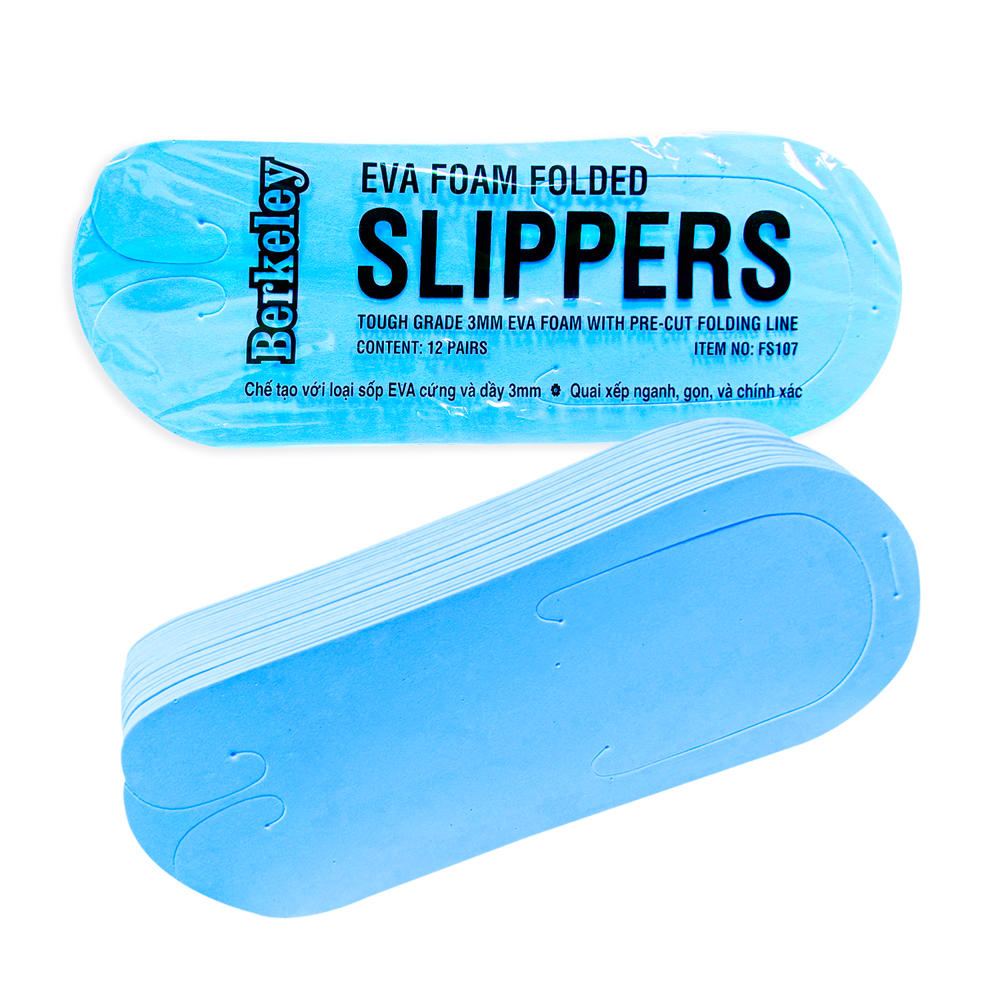 Berkeley Eva Foam Folded Slippers 3mm 12 pairs FS107-600