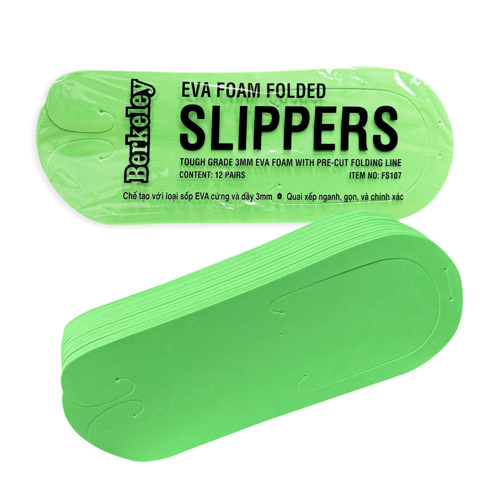 Berkeley Eva Foam Folded Slippers 3mm 12 pairs FS107-600