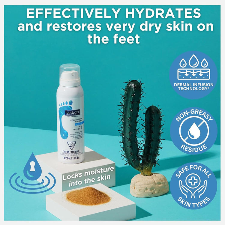 Footlogix Very Dry Skin Formula (3) Mousse 4.23 oz 03131