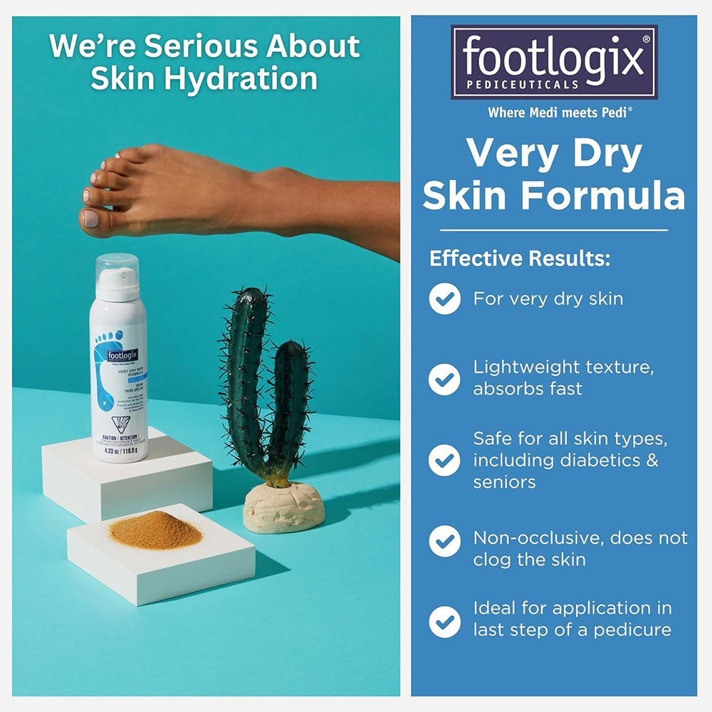 Footlogix Very Dry Skin Formula (3) Mousse 4.23 oz 03131