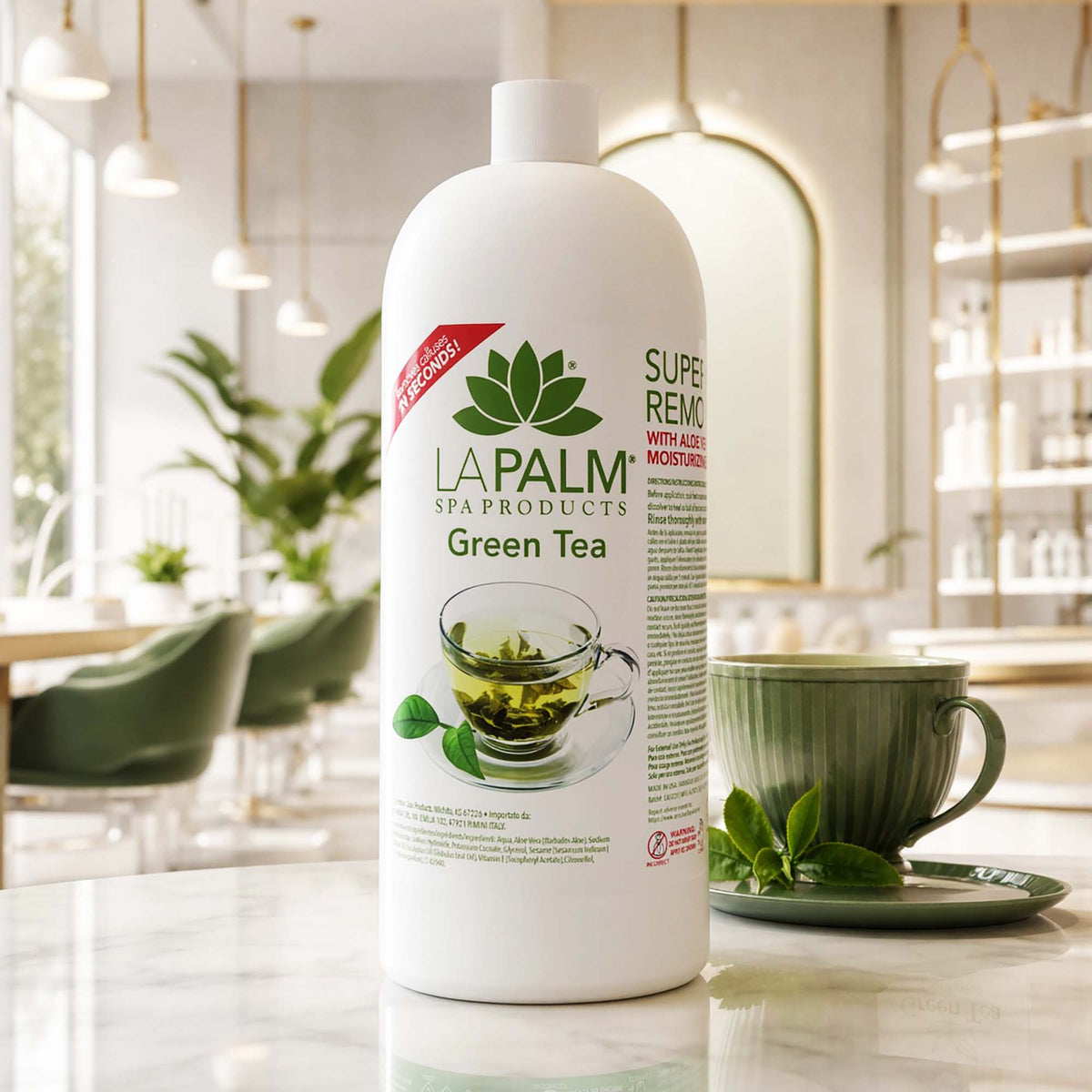 La Palm Callus Remover 32 oz - Green Tea LP138
