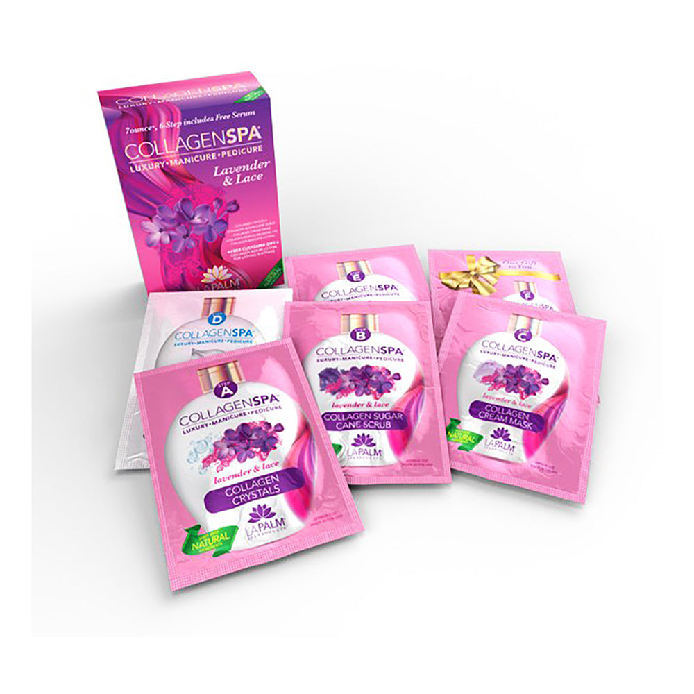 La Palm Collagen Spa Système en 6 Étapes Lavande & Dentelle LP510