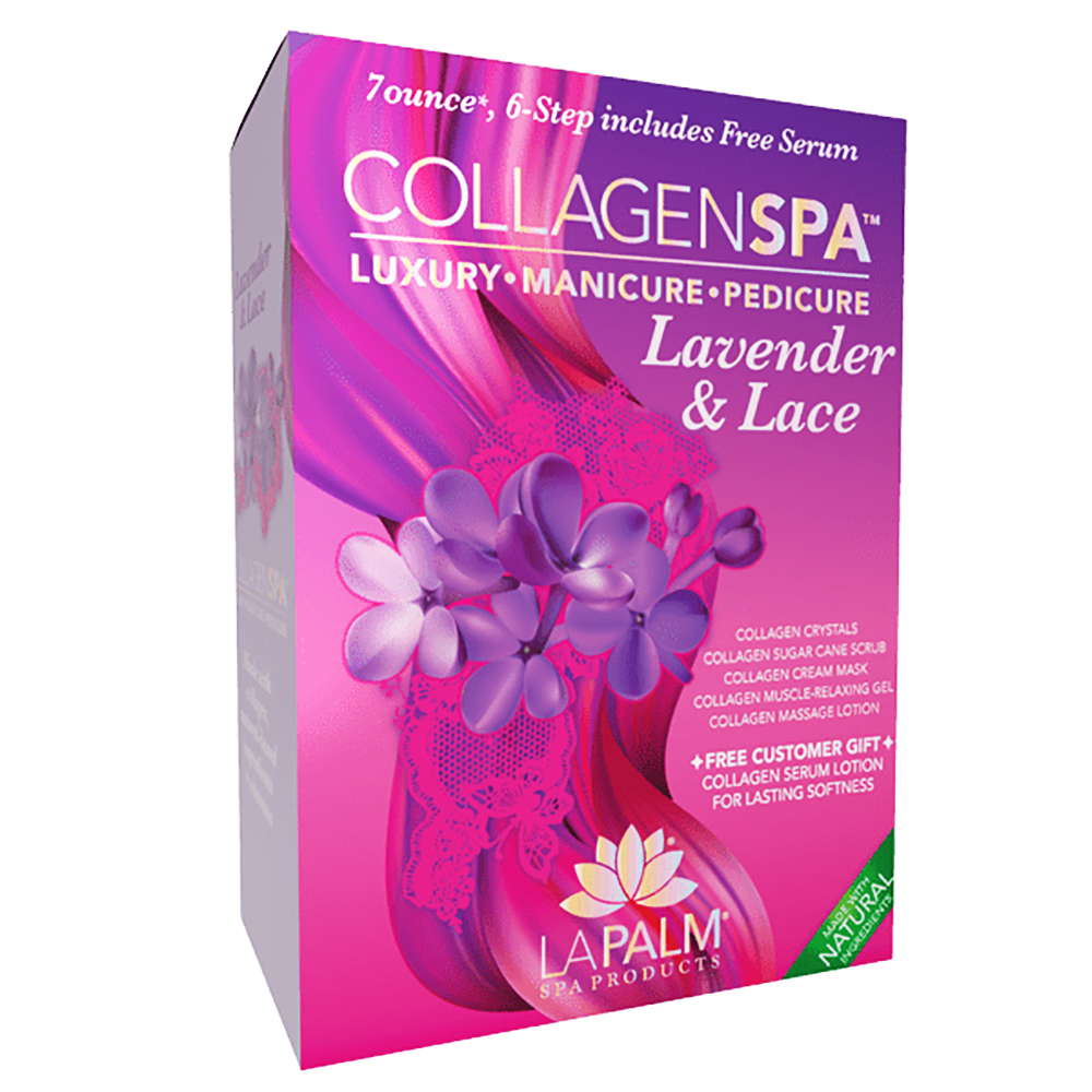La Palm Collagen Spa Système en 6 Étapes Lavande & Dentelle LP510