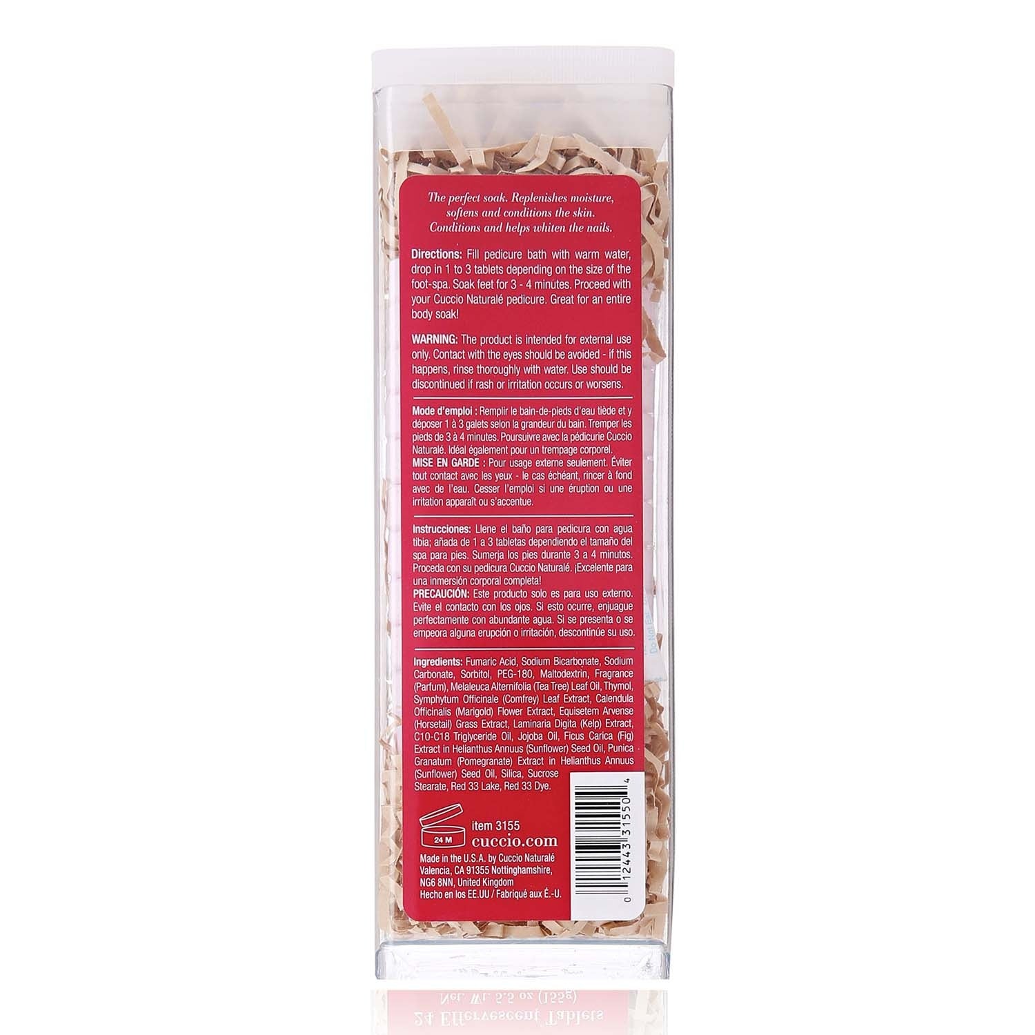 Cuccio Pomegranate & Fig Pedi FizzTablets 24ct 3155/CNSP3012