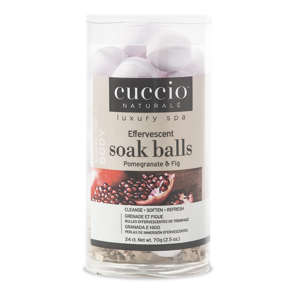 Cuccio Soak Balls 24 ct. Pomergranate & Fig CNSP2012/3008