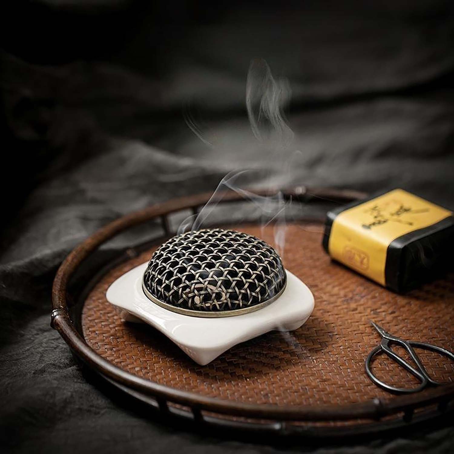HAKU Zen Ceramic Incense Burners - Square 50714