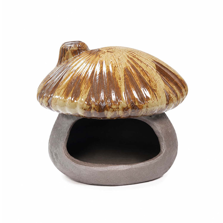 HAKU Ceramic Mushroom House Back Flow Incense Burner 59291