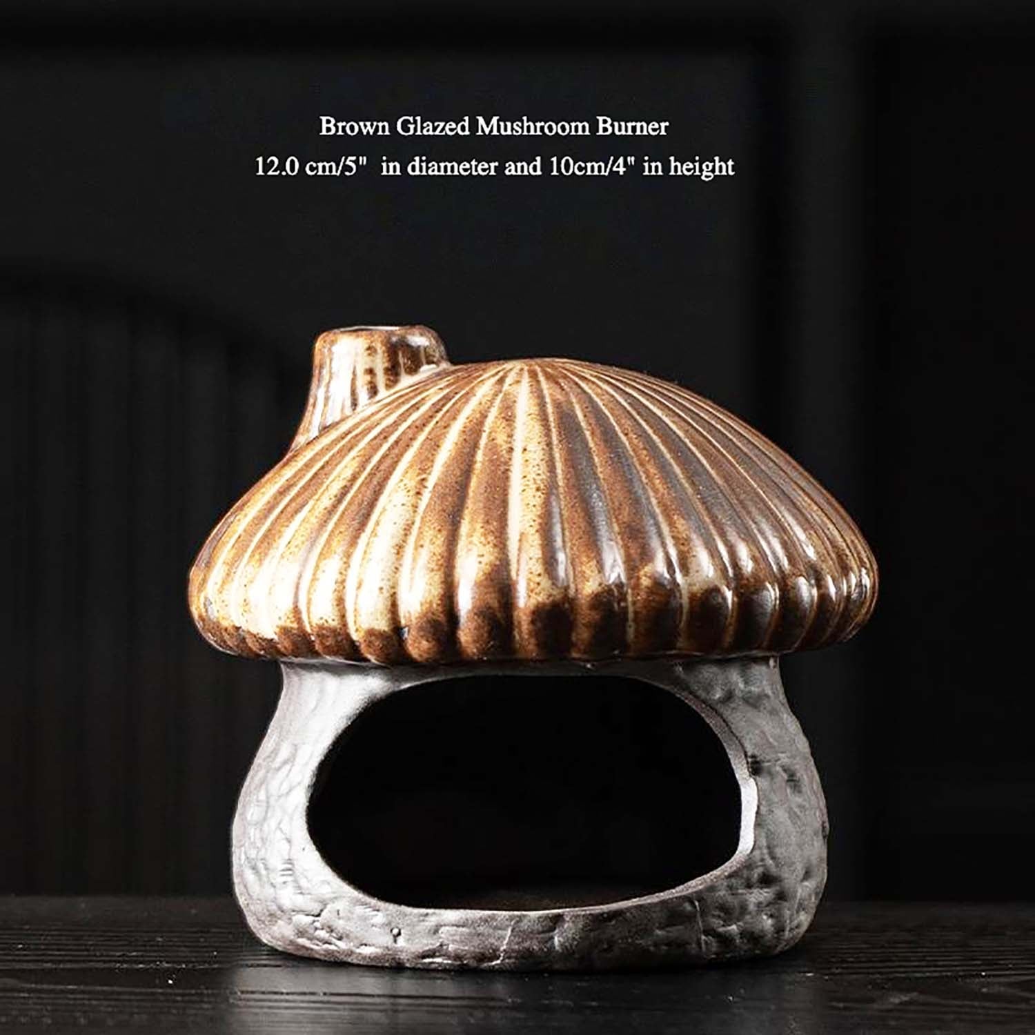 HAKU Ceramic Mushroom House Back Flow Incense Burner 59291