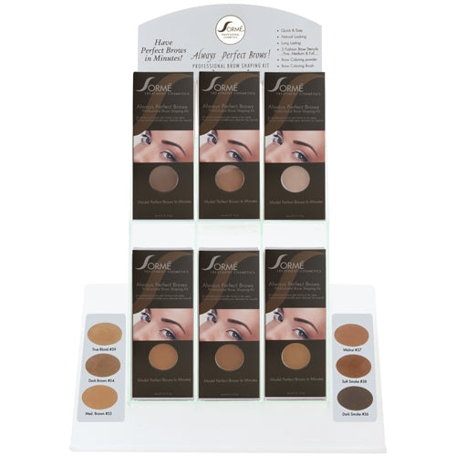Sorme Always Perfect Brows Kit de mise en forme 3.4g - Soft Smoke 38
