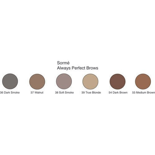 Sorme Kit de Maquillage pour Sourcils Toujours Parfaits 3,4g - Brun Moyen 55