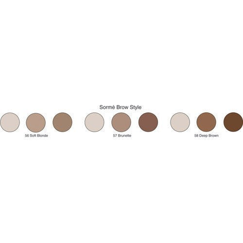 Sorme BrowStyleThe Ultimate Brow Shaping Kit - Deep Brown 58