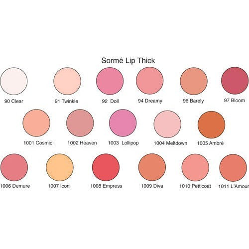 Sorme Lip Thick Super Plumping Gloss 0.11 oz - Barely 96