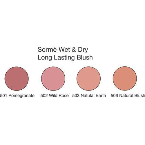 Sorme Long Lasting Blush Wet/Dry Pomegranate 0.14 oz. #501