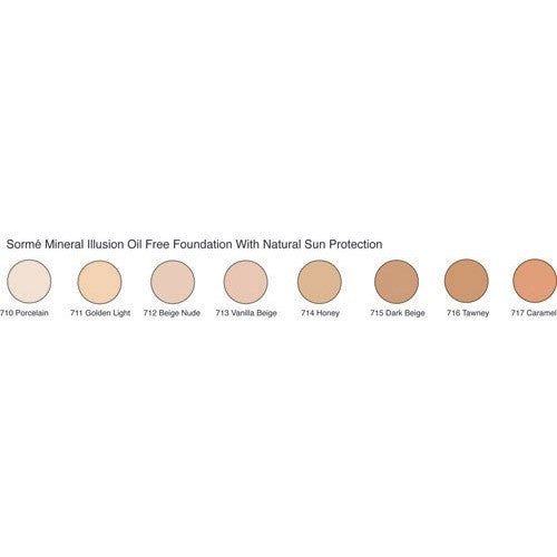 Sorme Mineral Illusion Oil-Free Foundation- Golden Light 711