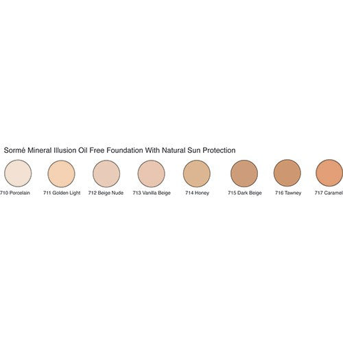 Sorme Mineral Illusion Oil-Free Foundation-Vanilla Beige 713