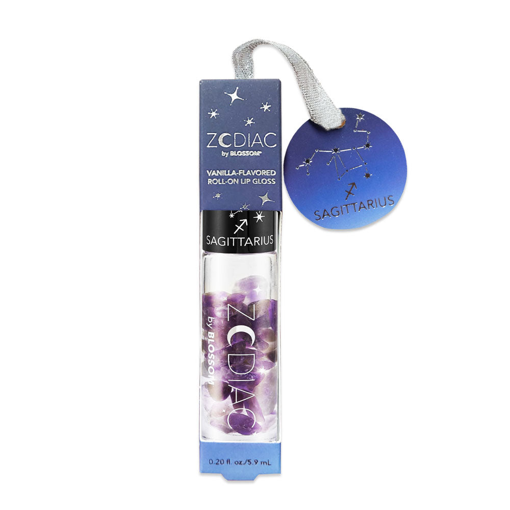 Blossom Zodiac Roll-on Lip Gloss Ornament Box - Sagittarius