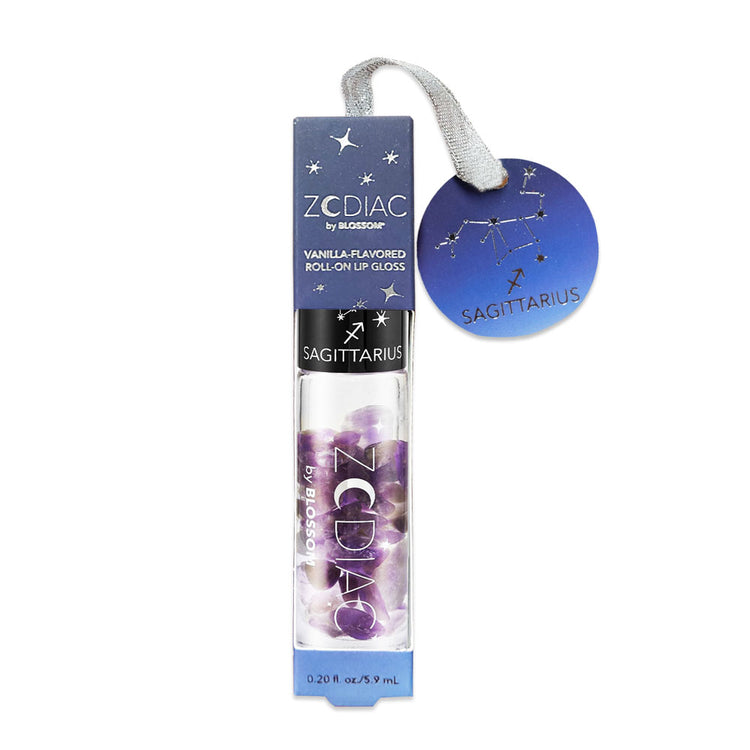 Blossom Zodiac Roll-on Lip Gloss Ornament Box - Sagittarius