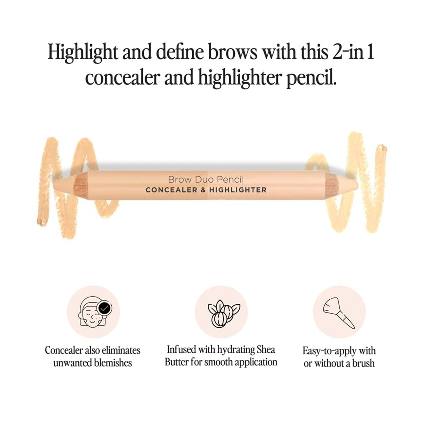 BDB Brow Duo Pencil Concealer & Highlighter - B3065 55306