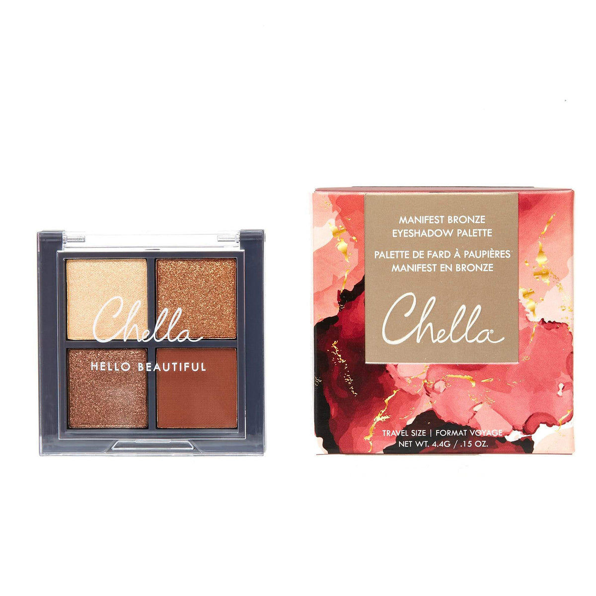 Bảng phấn mắt mini Chella 4g - Manifest Bronze 200001