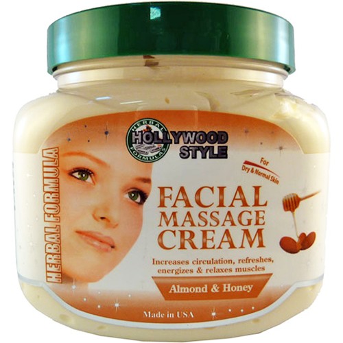 Hollywood Style Facial Massage Cream Almond&Honey 20oz 75570