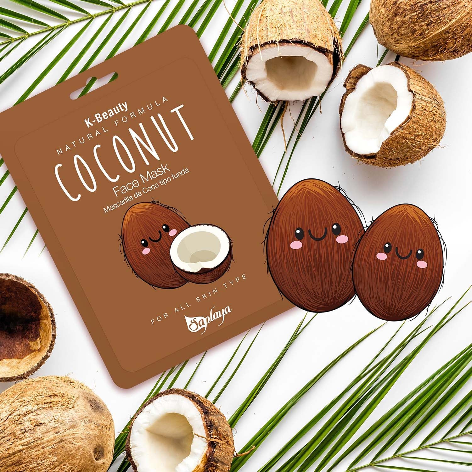 Saplaya Natural Nourishing Coconut Face Mask 25ml SFM010