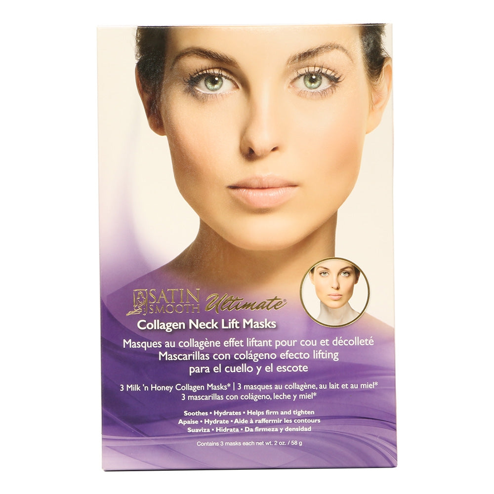 Satin Smooth Ultimate Collagen Neck Lift Masks 3PK SSCNK3