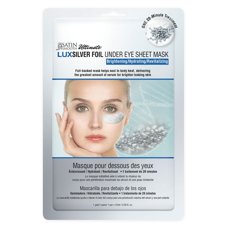 Satin Smooth LUXSilver Foil Under Eye Sheet Mask814242/38912