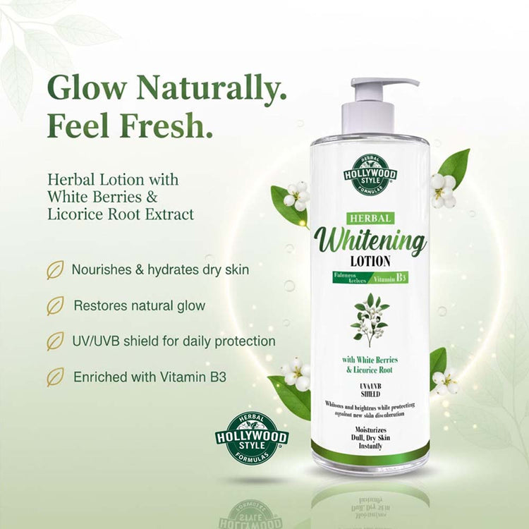 Hollywood Style Herbal Whitening Lotion 8 fl oz. 50104