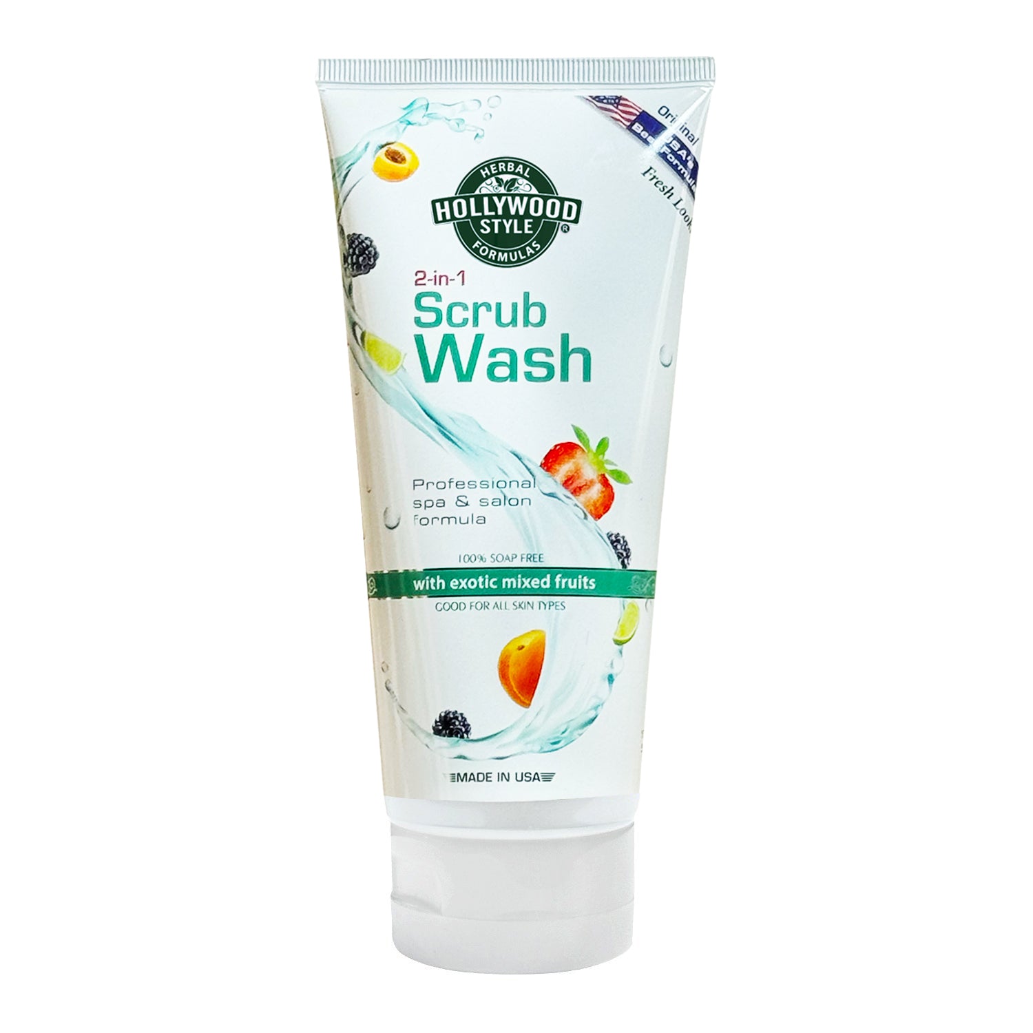 Hollywood Style 2 in 1 Scrub Wash 5.3oz 50312