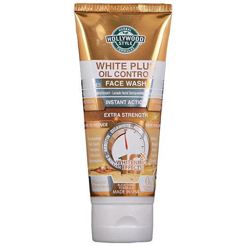 Hollywood Style White Plus Oil Control Face Wash 3.2oz-60105