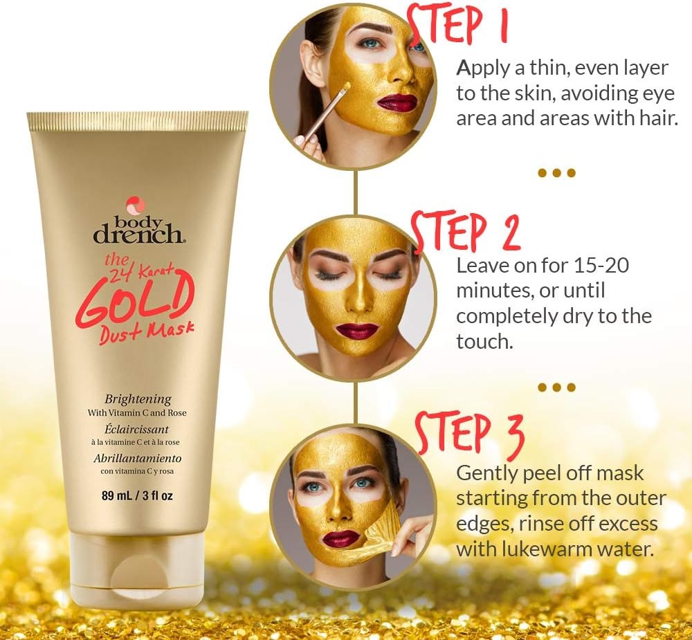 Bodydrench The Gold Dust Mask Brightening 3 oz /89ml 71407